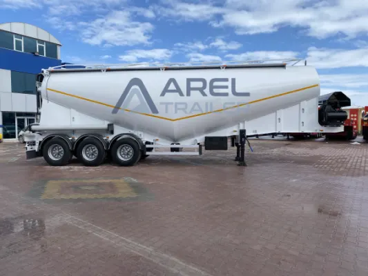 V TYPE SILO CEMENT TANKER SEMI TRAILER