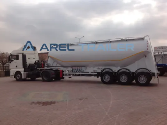 W TYPE ALUMINIUM DRY BULK SILO TRAILER