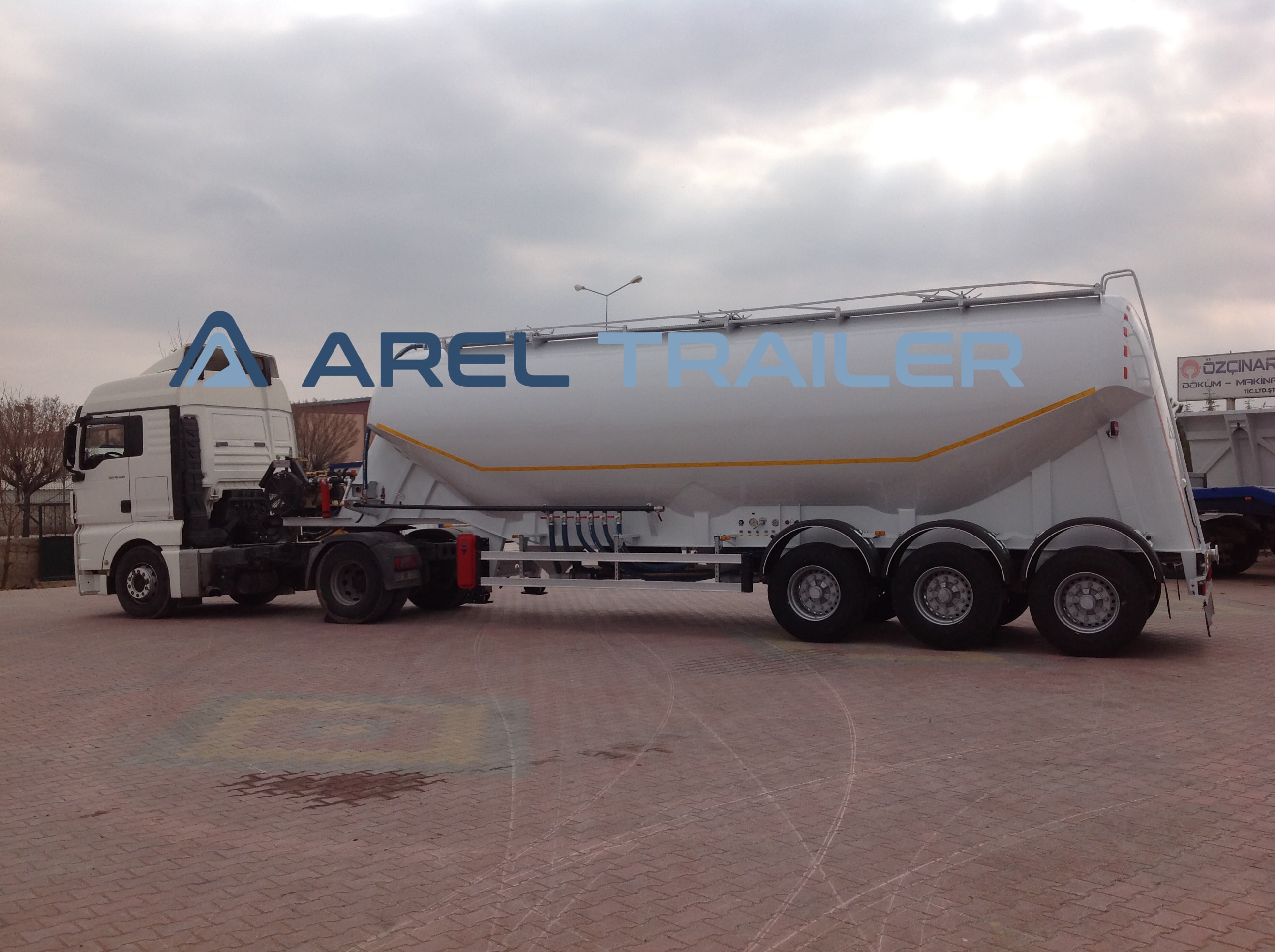 W TYPE ALUMINIUM DRY BULK SILO TRAILER