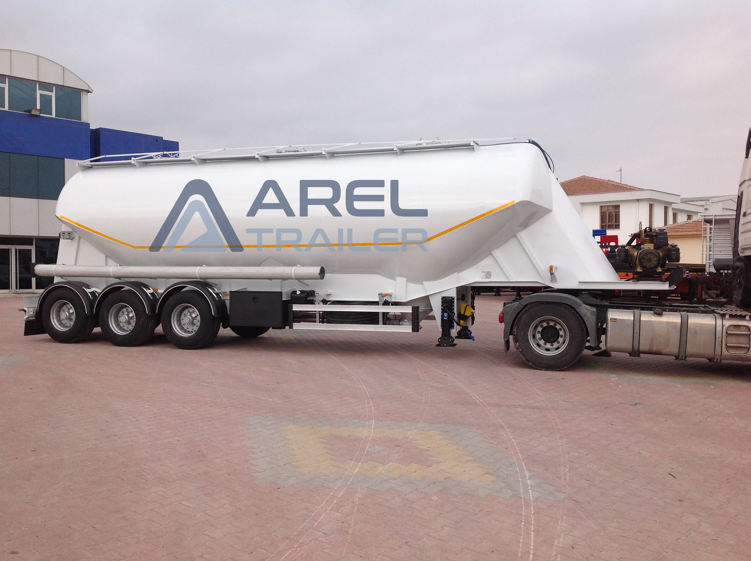W TYPE BULK CEMENT SEMI TRAILER