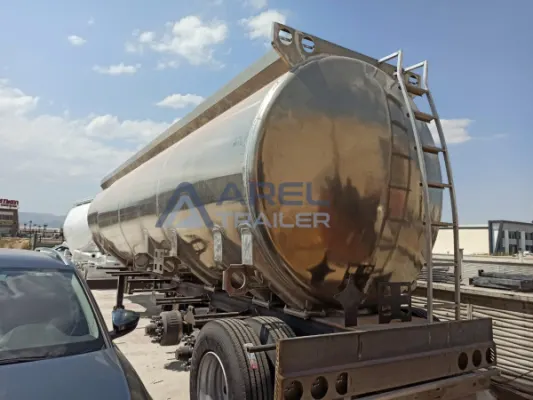 ADR ALUMINUM FUEL TANKER SEMI TRAILER